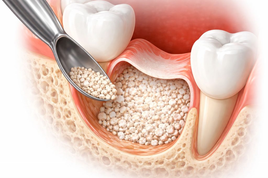 Injerto de hueso dental